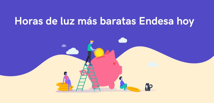 ¿Cuáles son las horas de luz más baratas de Endesa hoy?