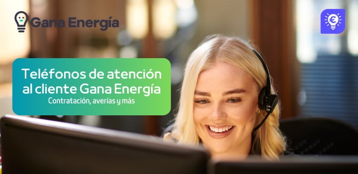 ¿Cuáles son los teléfonos gratuitos de atención al cliente Gana Energía?